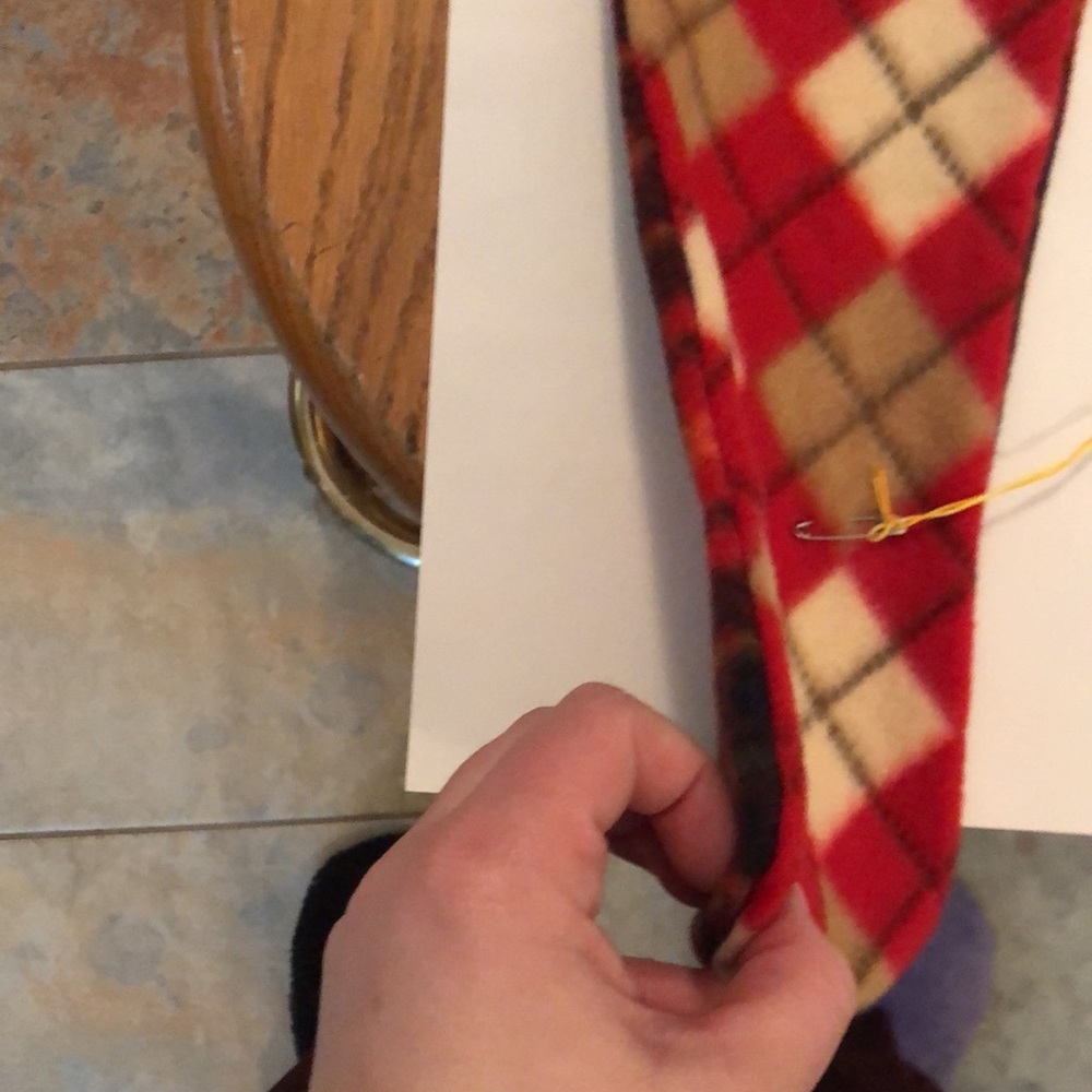 Handmade, Burp Cloths, Fleece, about 12 Inches By 6 Inches, Two Sided, Plaid